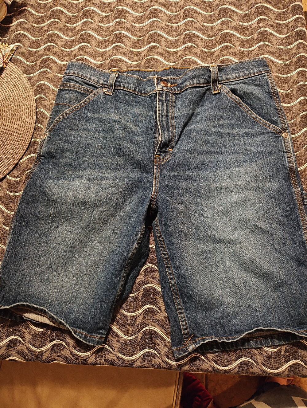 George Men's Dark Blue Denim Shorts